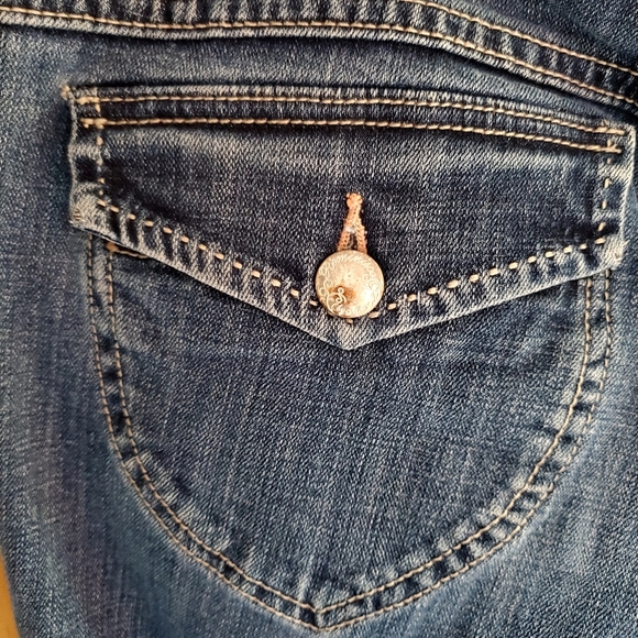 Miss Me Reminisce Women's Boot Cut Dark Wash Jeans Size 27 - Picture 8 of 14